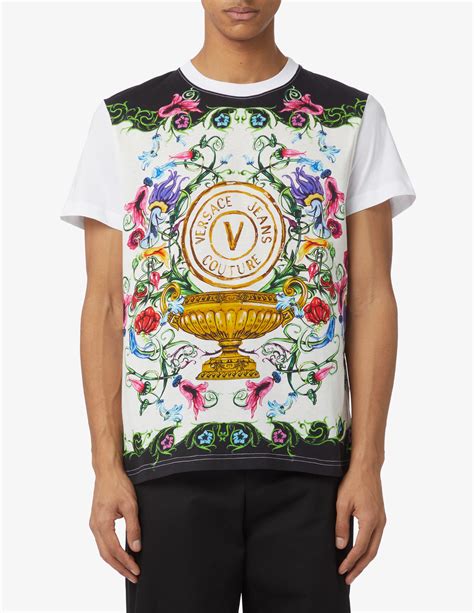 maglietta bianca versace uomo|Maglieria Uomo Jeans Couture .